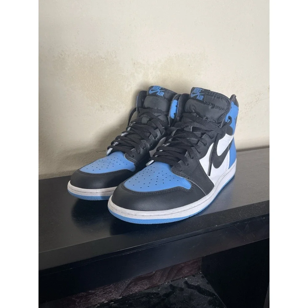 Nike Air Jordan 1 Retro High OG UNC Toe University Blue/Black/White DZ5485-400 - Picture 4 of 12
